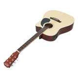 Alpha 41 Inch Electric Acoustic Guitar Wooden Classical EQ With Pickup Bass Natural