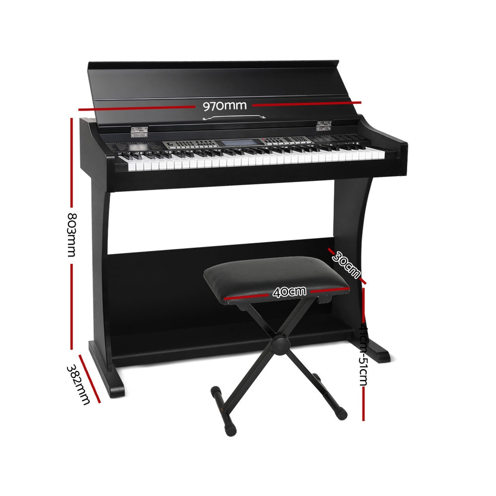 Alpha 61 Keys Electronic Piano Keyboard Digital Electric Classical Sta MusicDealz