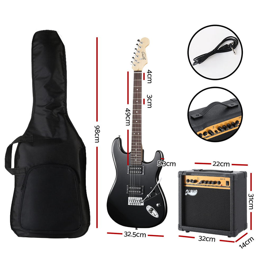 Alpha Electric Guitar And AMP Music String Instrument Rock