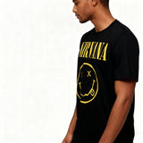 New Nirvana rock band men's 100%cotton T-shirt hip-hop style Men's and Women's oversized Y2K Tee Casual Loose Outdoor Street