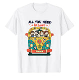 The B-Beatles All You Need Is Love T-Shirt Unisex for Men FAN Vintage Graphic Cotton Tee Streetwear Casual Music Gift Band Merch