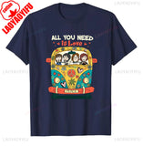 The B-Beatles All You Need Is Love T-Shirt Unisex for Men FAN Vintage Graphic Cotton Tee Streetwear Casual Music Gift Band Merch