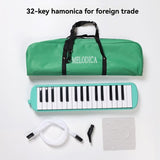 32-key melodica, 37-key melodica, student melodica, beginner melodica, musical instrument, music education, portable instrument, Australian students, classroom music - Black - Size 37