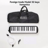 32-key melodica, 37-key melodica, student melodica, beginner melodica, musical instrument, music education, portable instrument, Australian students, classroom music - Black - Size 37
