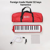 32-key melodica, 37-key melodica, student melodica, beginner melodica, musical instrument, music education, portable instrument, Australian students, classroom music - Black - Size 37