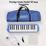32-key melodica, 37-key melodica, student melodica, beginner melodica, musical instrument, music education, portable instrument, Australian students, classroom music - Red - Size 37