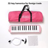 32-key melodica, 37-key melodica, student melodica, beginner melodica, musical instrument, music education, portable instrument, Australian students, classroom music - Red - Size 37