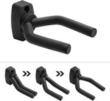 Guitar Wall Mount - 6 Pieces - Guitar Wall Holder - Guitar Stand - Guitar Hanger - Wall Bracket - Black Guitar Stand with Screws - Hook - Easy to Install - Adjustable - Suitable for All Sizes of Guitars, Bass, Mandolin, Banjo, Ukulele