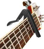 Pieces Guitar Capos - Universal Capos - Guitar Capo Clamps - Aluminum Metal - Suitable for acoustic and classical electric guitars, bass, banjo, violin, mandolin, ukulele, all types of lightweight string instruments - Black, Red, Silver, Gold