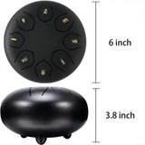 Rain Drum for Outside Garden,Chakra Drum for Rain Outdoor, Drum Rain Chime Waterproof,Rain Drum for Garden Instrument, chakra Drum 6 Inches 8 Notes, Chakra Rain Drum Outdoor A01