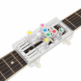 Guitar Learning System Classical Guitar Practice Aid Tool Chord Learning Tools for Guitar Trainer Beginner(silver)