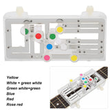 Guitar Learning System Classical Guitar Practice Aid Tool Chord Learning Tools for Guitar Trainer Beginner(silver)