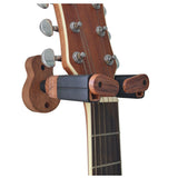 Guitar Wall Mount,Auto Lock Guitar Wall Hanger Guitar Holder Hard Wood Base in Guitar Shape Guitar Hook for for Acoustic,Electric