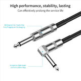 Guitar Cable 10ft Electric Instrument Bass AMP Cord for Electric Mandolin, Audio Instrument Cable