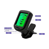 Professional Clip-on Chromatic Tuning Modes Guitar Tuner