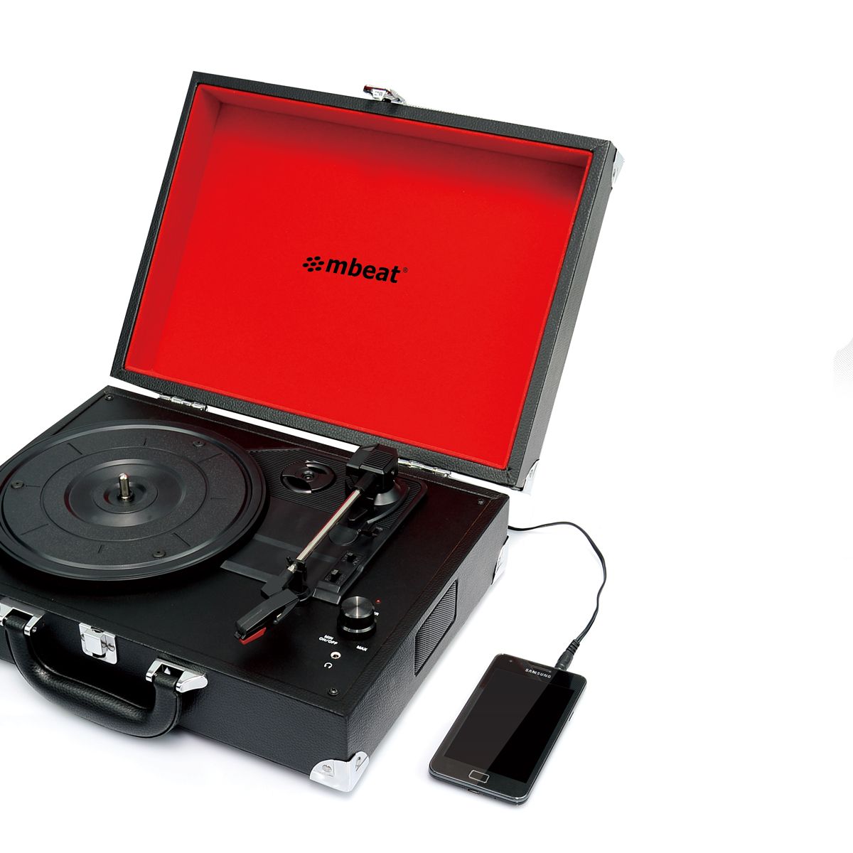mbeat Retro Briefcase-styled USB Turntable – MusicDealz