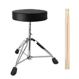 Adjustable Height Drum Throne Sturdy Stool For Jazz Drums Universal Use All Ages