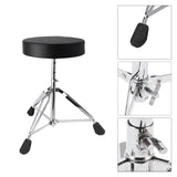 Adjustable Height Drum Throne Sturdy Stool For Jazz Drums Universal Use All Ages