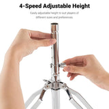 Adjustable Height Drum Throne Sturdy Stool For Jazz Drums Universal Use All Ages
