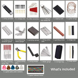 72 Piece of Set Guitar Repair Tool Kit For Guitar Maintenance Portable Practical