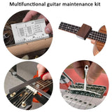 72 Piece of Set Guitar Repair Tool Kit For Guitar Maintenance Portable Practical