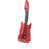 Guitar Foil Balloon Air Fill Rock and Roll Music Party Wedding Birthday Decoration - Blue