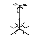 2/3Head Guitar Stand with Height Adjustment Foldable Holder Guitar Stand Bass - Three-vertical type