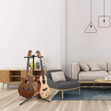 2/3Head Guitar Stand with Height Adjustment Foldable Holder Guitar Stand Bass - Three-vertical type