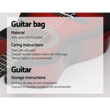 Alpha 34 Inch Guitar Classical Acoustic Cutaway Wooden Ideal Kids Gift Children 1/2 Size Red